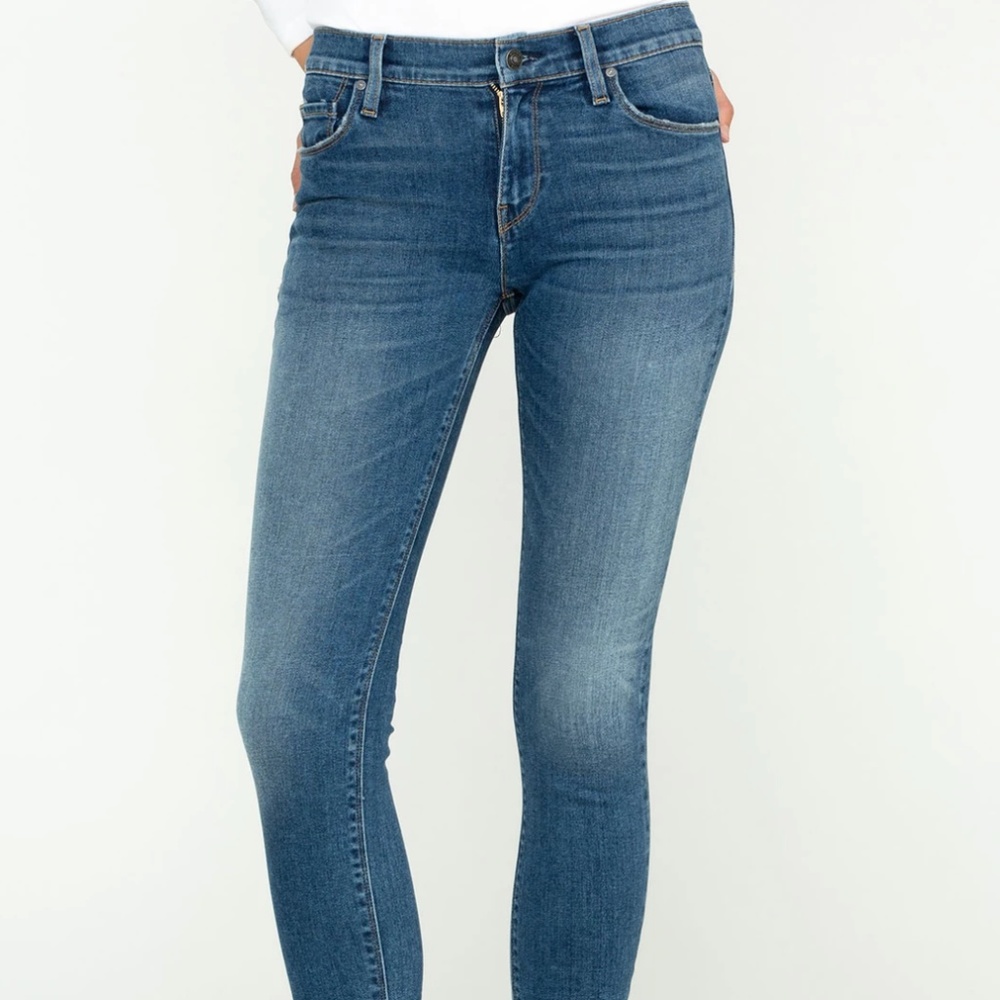 Hudson brand mid-rise skinny jeans